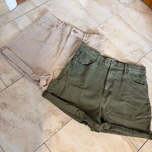 ARDENE High-Rise Mom Shorts Bundle – Size 13